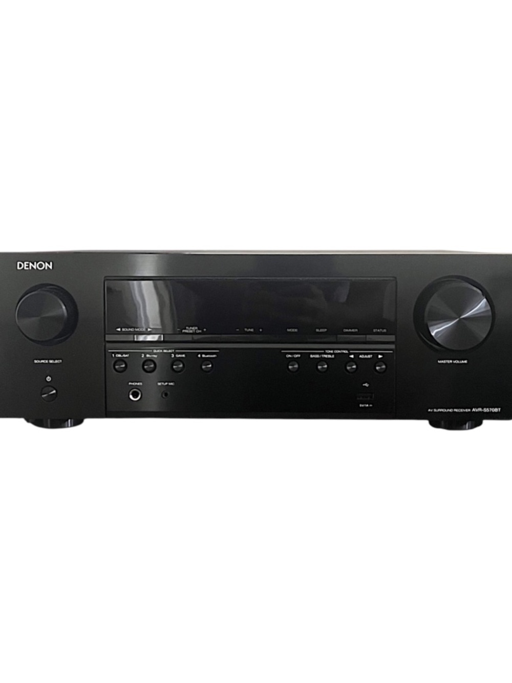 Denon AVR-S570BT AV Receiver 5.2 4K/8K Bluetooth Dolby TESTED!